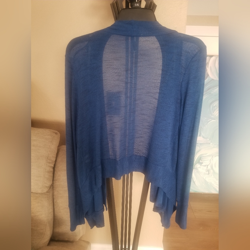 Olivia Moon Blue Sheer Women's Hoodie